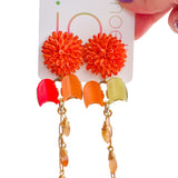 Colorful Statement Dangle Earrings