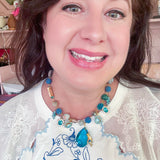 It Girl Repurposed Vintage Beaded Necklace