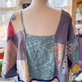 Patchwork Wrap blouse