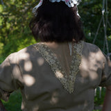 Upcycled Workwear Jumpsuit With Vintage Patchwork