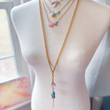 Romantic Whimsical Handmade Long Necklace