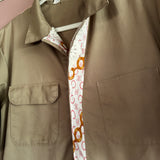 Upcycled Workwear Jumpsuit With Vintage Patchwork