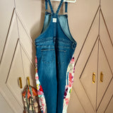 Upcycled Denim Patchwork Overalls