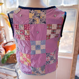 Upcycled Vintage Patchwork Quilt Vest
