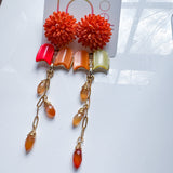Colorful Statement Dangle Earrings