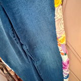 Upcycled Denim Patchwork Overalls