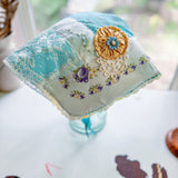 Sustainable Boho Repurposed Shabby Chic Vintage Bandana Head Scarf
