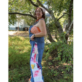 Upcycled Denim Patchwork Overalls