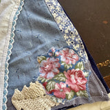 Western Boho Repurposed Shabby Chic Vintage Bandana Head Scarf