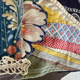Western Boho Repurposed Shabby Chic Vintage Bandana Head Scarf