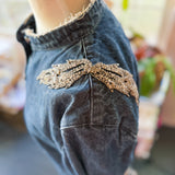 Shine On Upcycled Jean Jacket