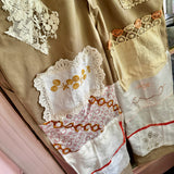 Upcycled Workwear Jumpsuit With Vintage Patchwork