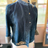 Shine On Upcycled Jean Jacket