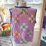 Upcycled Vintage Patchwork Quilt Vest