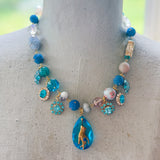 It Girl Repurposed Vintage Beaded Necklace