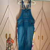 Upcycled Denim Patchwork Overalls