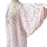 Boho Fringe Chenille Kimono Cardigan