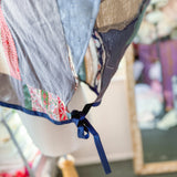 Patchwork Wrap blouse