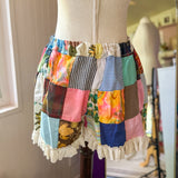 Boho Patchwork Boxer Short/ Loungewear