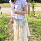 Chloe Mid-length Lace Skirt