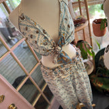 Boho Floral Halter Tank Top Loungewear