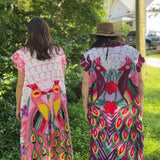 Boho Purple Peacock Chenille Boho Kimono Duster