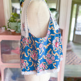 Boho Embroidered Flowy Tank OOAK