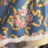 Boho Embroidered Flowy Tank OOAK