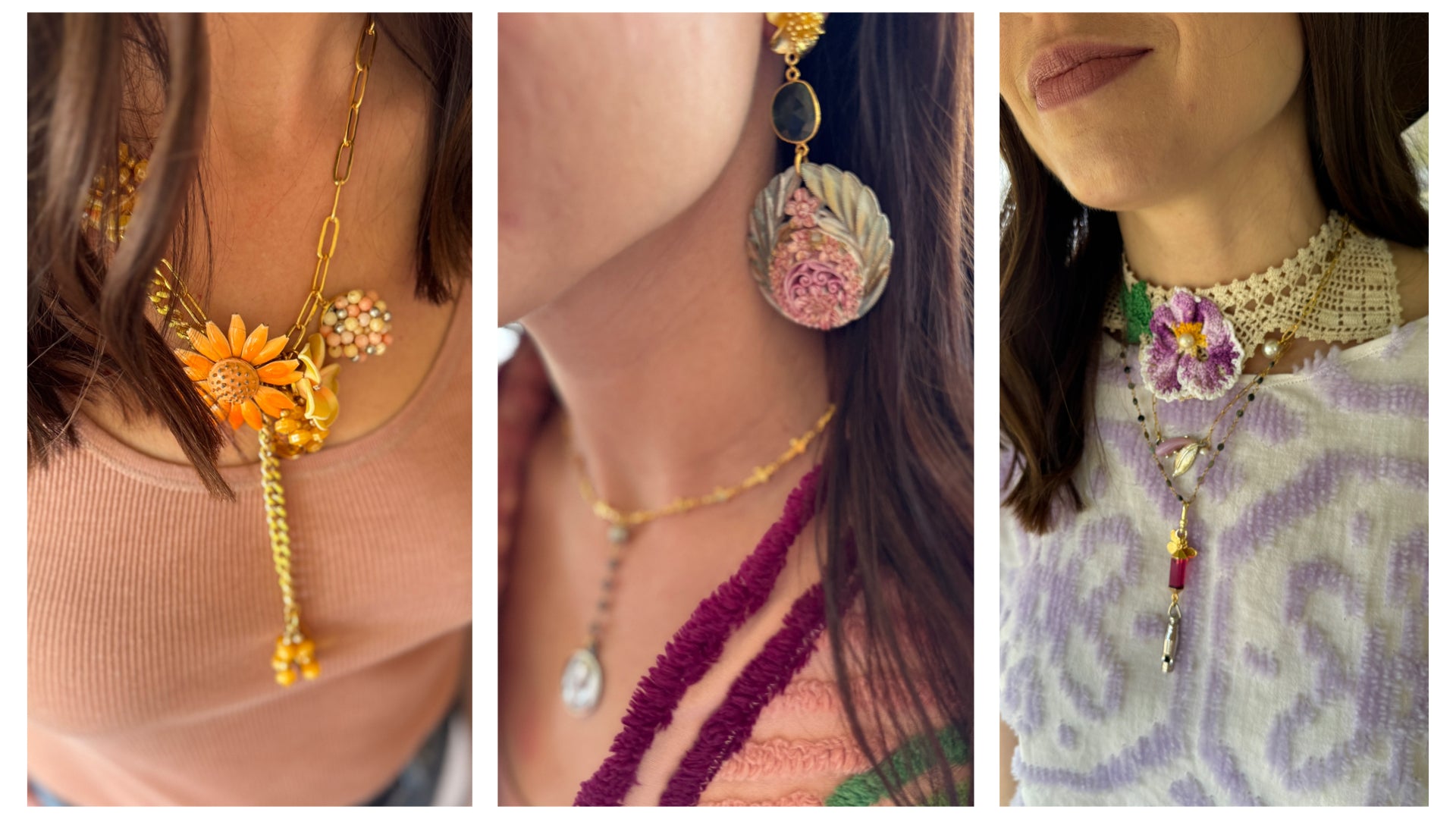 Moonlit Garden Floral Jewelry Collection