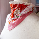 Sustainable Boho Repurposed Vintage Bandana Head Scarf
