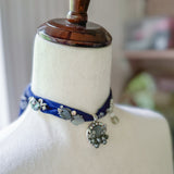 OOAK Boho Glam Bandana Charm Necklace