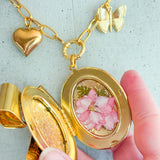 Locket of Love Bow Necklace