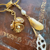 Bandana Charm Necklace/Wrap Bracelet One of a Kind