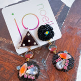 Whimsical Color Pop Dangle Earrings