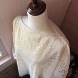 Romantic Vintage Lace Tunic Cover Up | Sustainable Slow Fashion Tunic