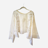 Embroidered Boho Long Sleeve Blouse