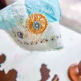 Sustainable Boho Repurposed Shabby Chic Vintage Bandana Head Scarf