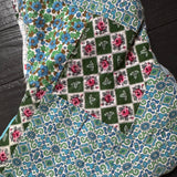 Repurposed Vintage Quilt Patchwork Stocking