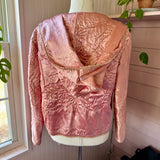 Little Red Riding Hood Pink Satin Jacket with Hood