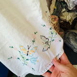 Oversized Floral Embroidered Appliqué Capri Pants| Bloomers