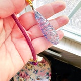 OOAK Western Butterfly Bolo Charm Necklace