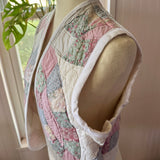 Heirloom Patchwork Quilt Vest | Double Wedding Ring Quilt Vest