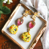 Arboretum Repurposed Vintage Earrings