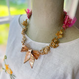 Material Girl Repurposed Vintage Necklace