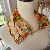 Removable Cherub Floral Collar Necklace