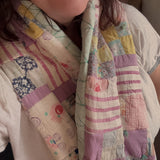 Becky Up-Cycled Patchwork Scarf