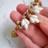 Western Braided Leather Charm Bracelet