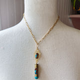 Repurposed Spent Bullet Casing Gold Necklace