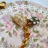Crystal Locket Charm Bracelet