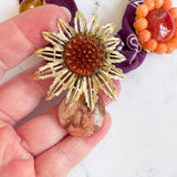 OOAK Boho Bandana Charm Necklace